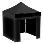 Tente pliante 3x3 Pro50 toit Noir 380g