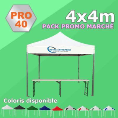 Tente Pliante 4x4 PRO40 Pack Promo MARCHÉ
