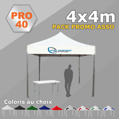 Tente Pliante 4x4 PRO40 Pack Promo ASSO