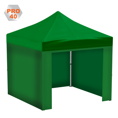 Tente pliante 3x3 Pro40 Toit vert 380g