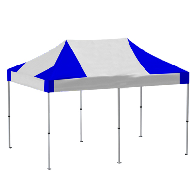 Tente pliante 3X6m Pro40 Toit Blanc/Bleu royal 500g