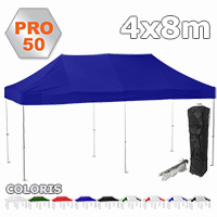 Tente pliante 4x8 PRO50 couleur au choix