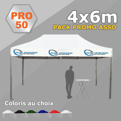 Tente Pliante 4x6 PRO50 Pack Promo ASSO