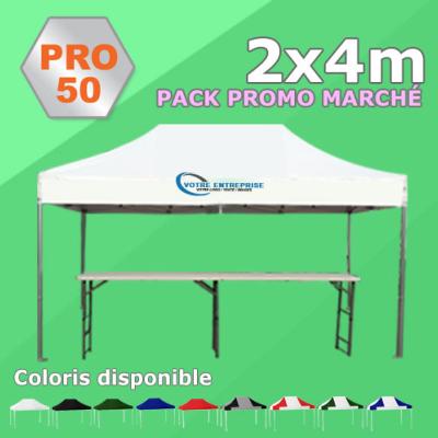 Tente Pliante 2x4 PRO50 Pack Promo MARCHÉ