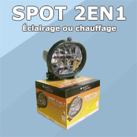 Chauffage à 4 Lampes, 1800W IP23 pour tente pliante et parasol